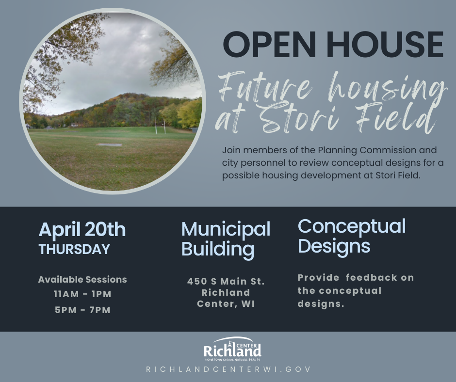 Open House to Review Conceptual Housing Plans for Stori Field