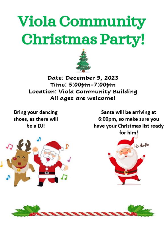 Viola Community Christmas Party Richland Center Wisconsin