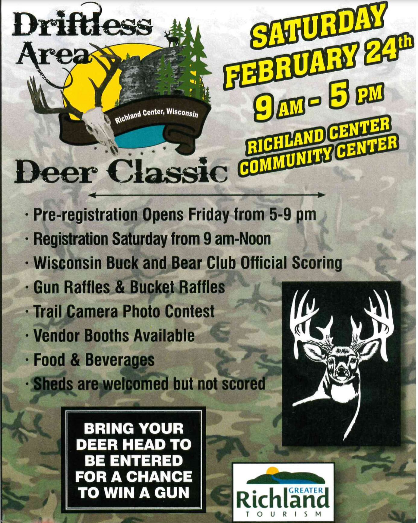Driftless Area Deer Classic Richland Center Wisconsin