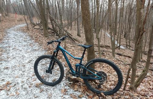 Bicycle on Ocooch Mountain Recreational Trail