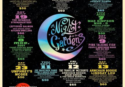 Full Season Poster with artists and dates