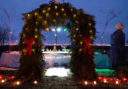 Solstice winter altar image