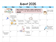 August 2026 Calendar