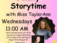 August Storytime