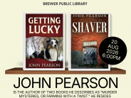 John Pearson Author Event
