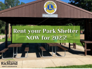 Rent your Park Shelter NOW for 2025!
