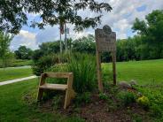 Old Mill Pond Park sign