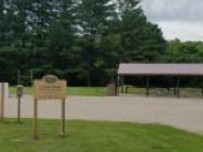 Lions Park sign and shelter