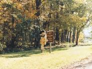 Campground welcome sign