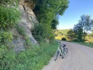 Bike on trail