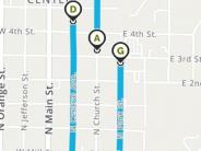 2022 Canyon of Lights Parade route