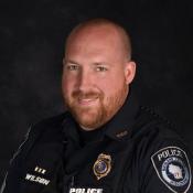 Head shot photo of Officer Jared Wilson in uniform.