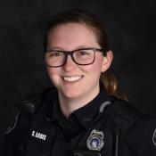 Head shot photo of Officer Shaylyn Isaacson in uniform.
