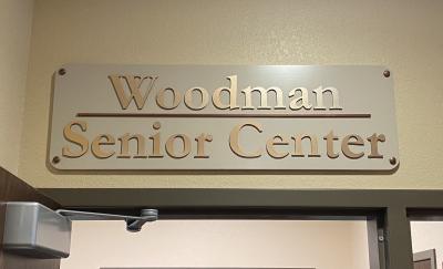 Senior Center sign