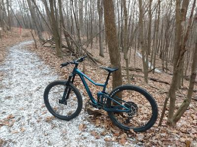 Bicycle on Ocooch Mountain Recreational Trail