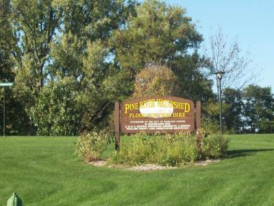 Pine River Watershed sign