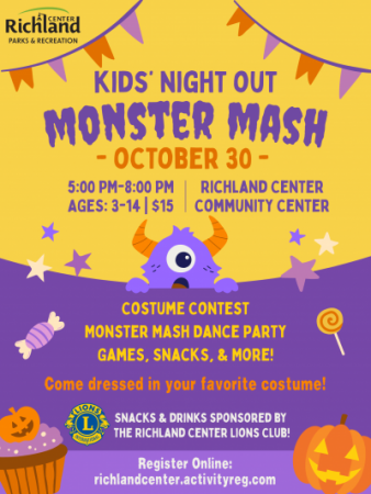 Kids' Night Out - Monster Mash Kids' Night Out - Monster Mash