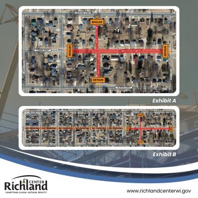 Street Closure / No Parking Map