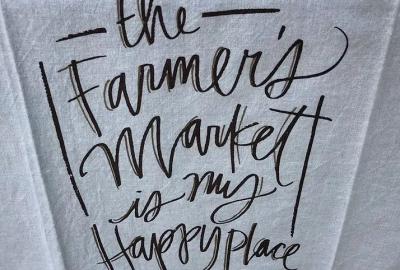 "The farmer's market is my happy place"