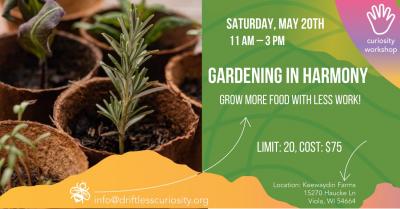 Gardening in Harmony basic info