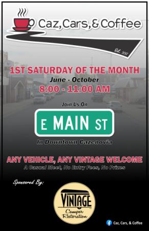 Caz, Cars, and Coffee poster