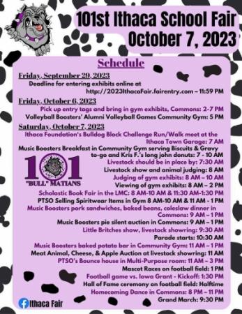 Ithaca fair poster