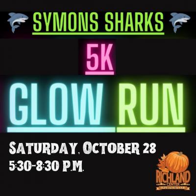 GLOW run poster