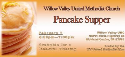 Pancake, supper poster