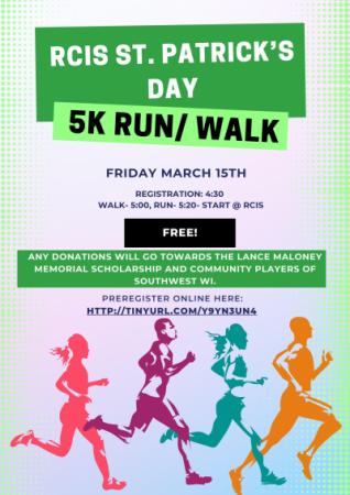 RCIs Run walk poster