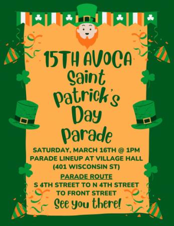 St Patrick's Day Parade lineup