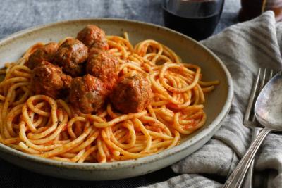 spaghetti and meatballs