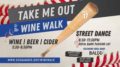 Take me out to the Wine Walk poster