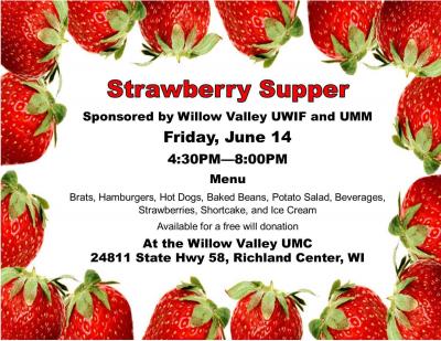 Strawberry supper image