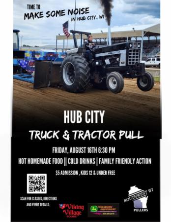 Hub City Truck & Tractor Pull Poster