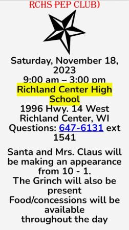RCHS Pep Club poster