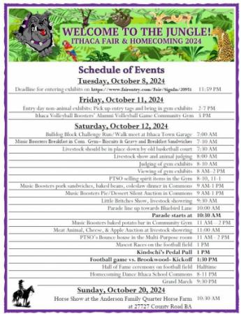 Ithaca fair poster