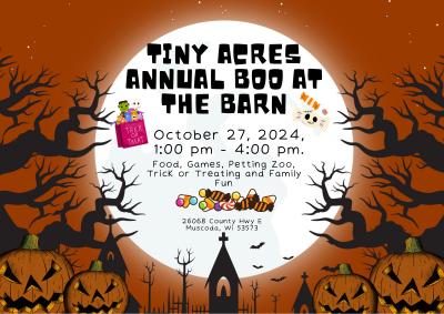 Boo at the barn poster, basic info
