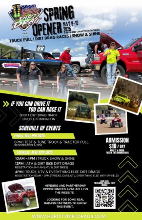 Hub City Dirt Drags poster