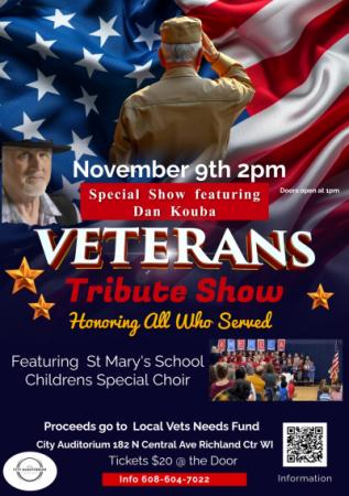 Veterans salute poster