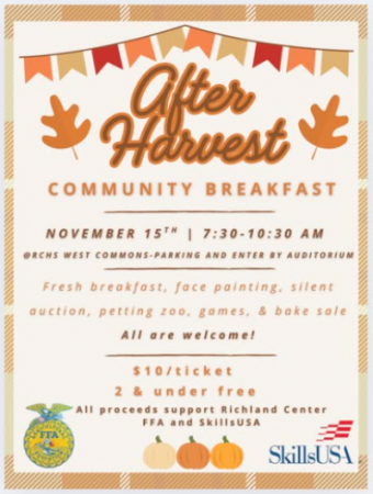 After Harvest Dinner Sponsors