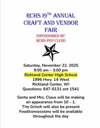 RCHS Craft Fair Basics