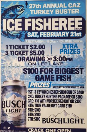 Caz Ice Fisheree poster