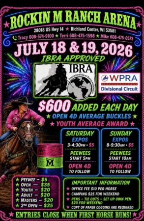 Basic poster for the barrel races