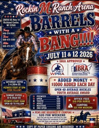 Basic poster for the barrel races