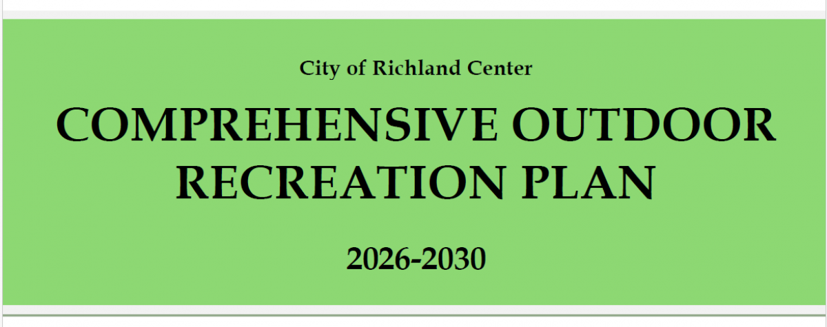 Comprehesive Outdoor Recreation Plan Banner