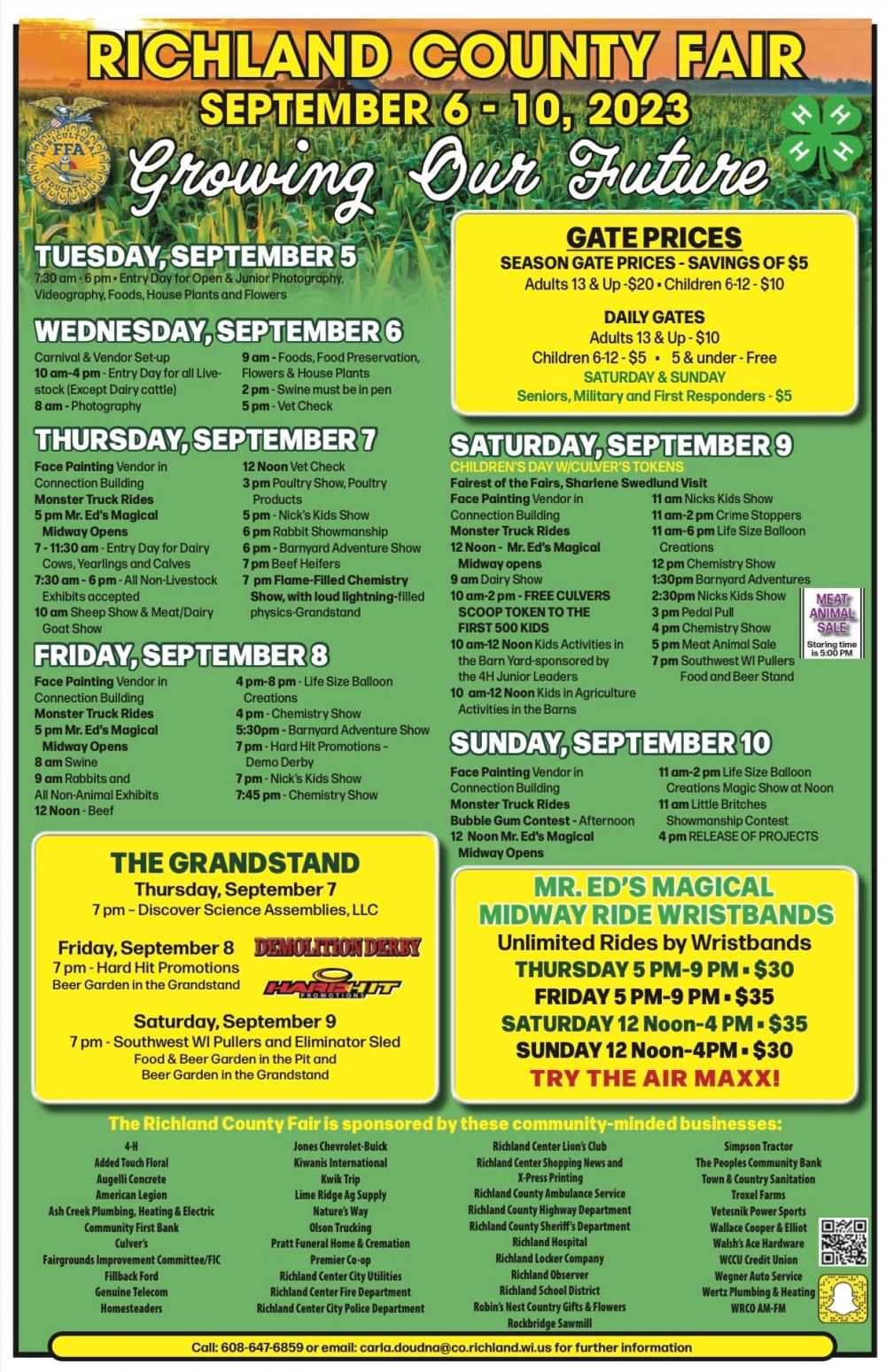 Richland County Fair Richland Center Wisconsin